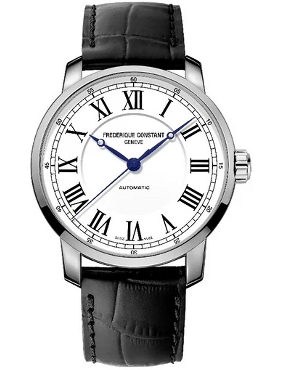 Classics Premiere 38.5mm in Steel  - Limited Edition 500 Pieces on Black Calf Leather Strap with Silver Dial