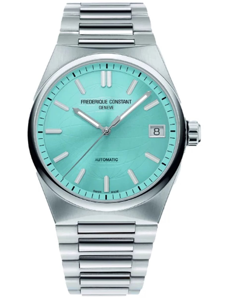 Highlife Automatic 34mm in Steel on Steel Bracelet with Light Blue Dial