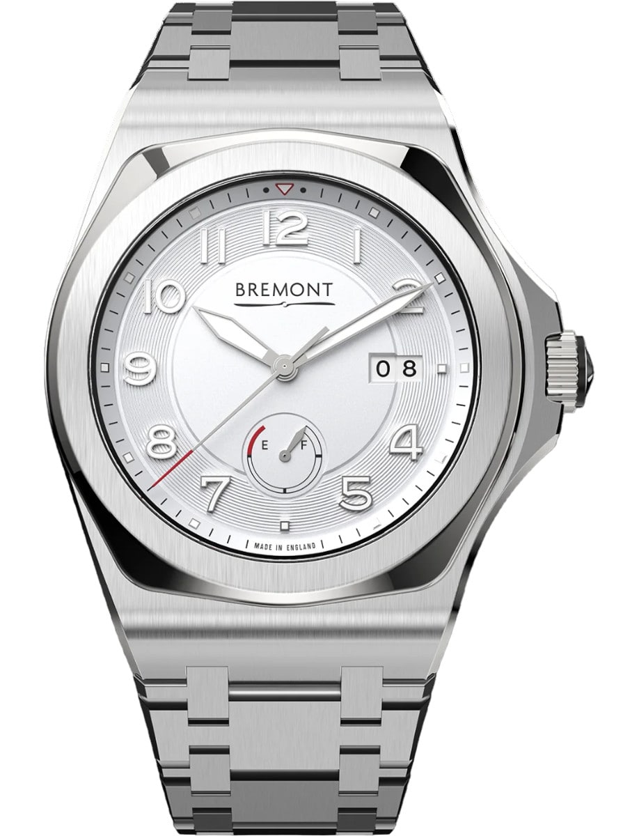 Supernova 40mm in Steel on Steel Bracelet with Silver Dial