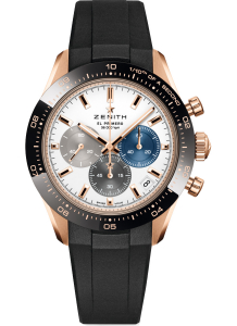 Zenith 18.3100.3600/69.R951 El Primero Heritage 41mm in Rose Gold with Black Bezel 18.3100.3600/69.R951