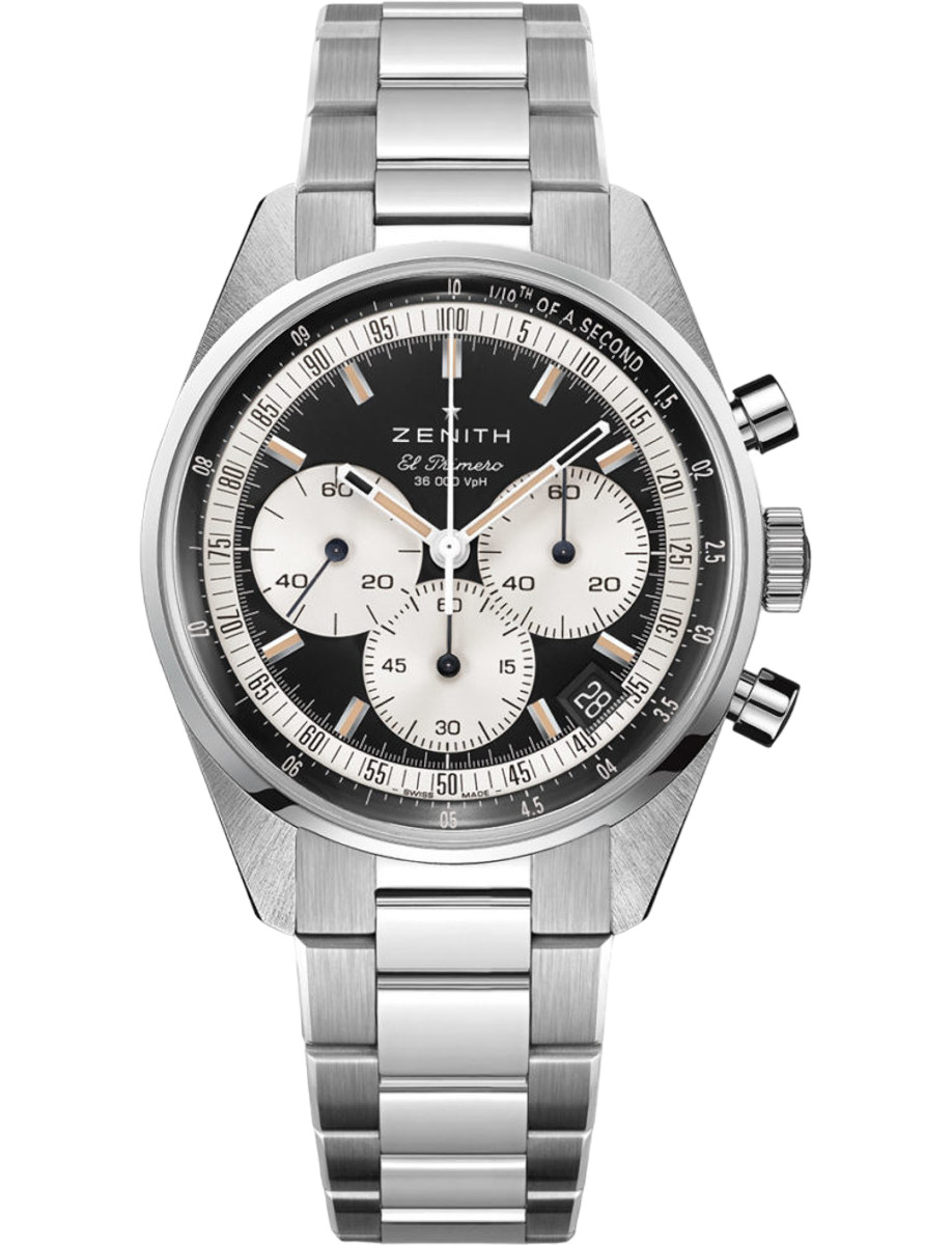 Chronomaster Original 38mm in Steel on Steel Bracelet with Black Dial