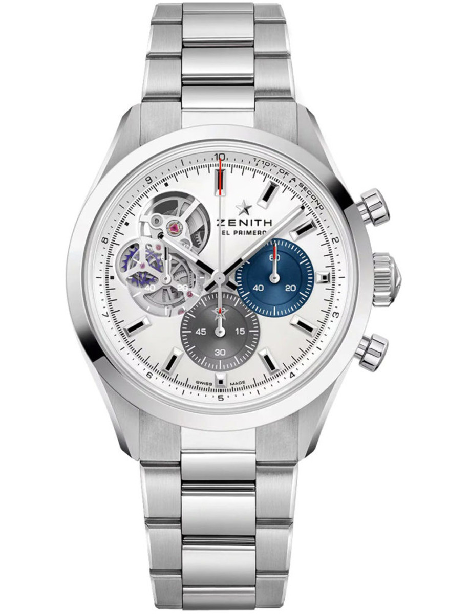 Chronomaster Open 39.5mm in Steel on Steel Bracelet with Silver Dial