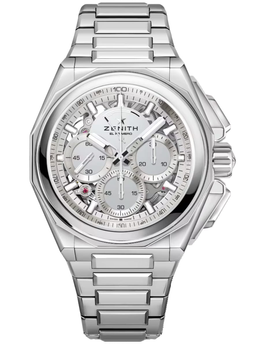 Defy Extreme 45mm in Polished Steel on Steel Bracelet with Silver Dial