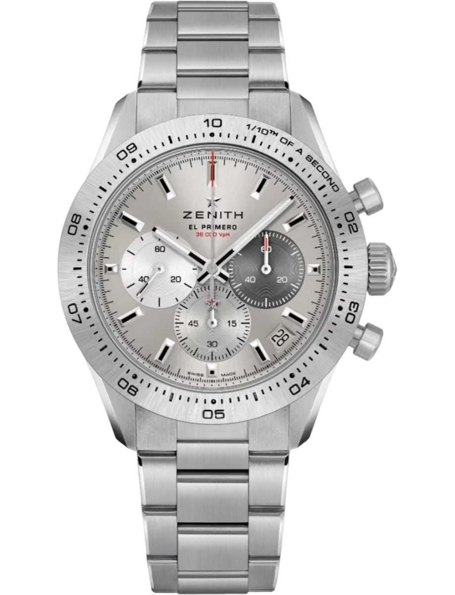 Chronomaster Sport 41mm in Titanium on Titanium Bracelet with Tricolour Grey Dial