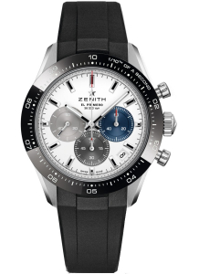 Zenith 03.3100.3600/69.R951 Chronomaster Sport 41mm in Steel with Black Bezel 03.3100.3600/69.R951