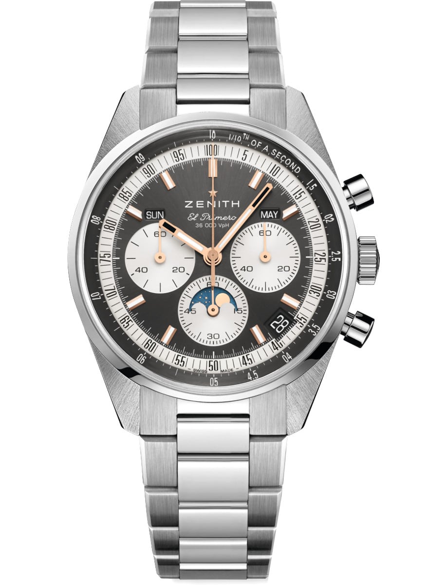 Chronomaster Original 38mm in Steel on Steel Bracelet with Grey Dial