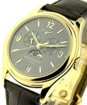 5146J Annual Calendar with Moonphase in Yellow Gold On Brown Leather Strap with Dark Grey Dial
