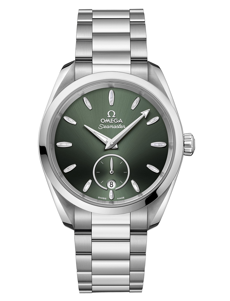 Seamaster Aqua Terra 150M Small Seconds 38mm in Steel on Steel Bracelet with Dark Green Dial