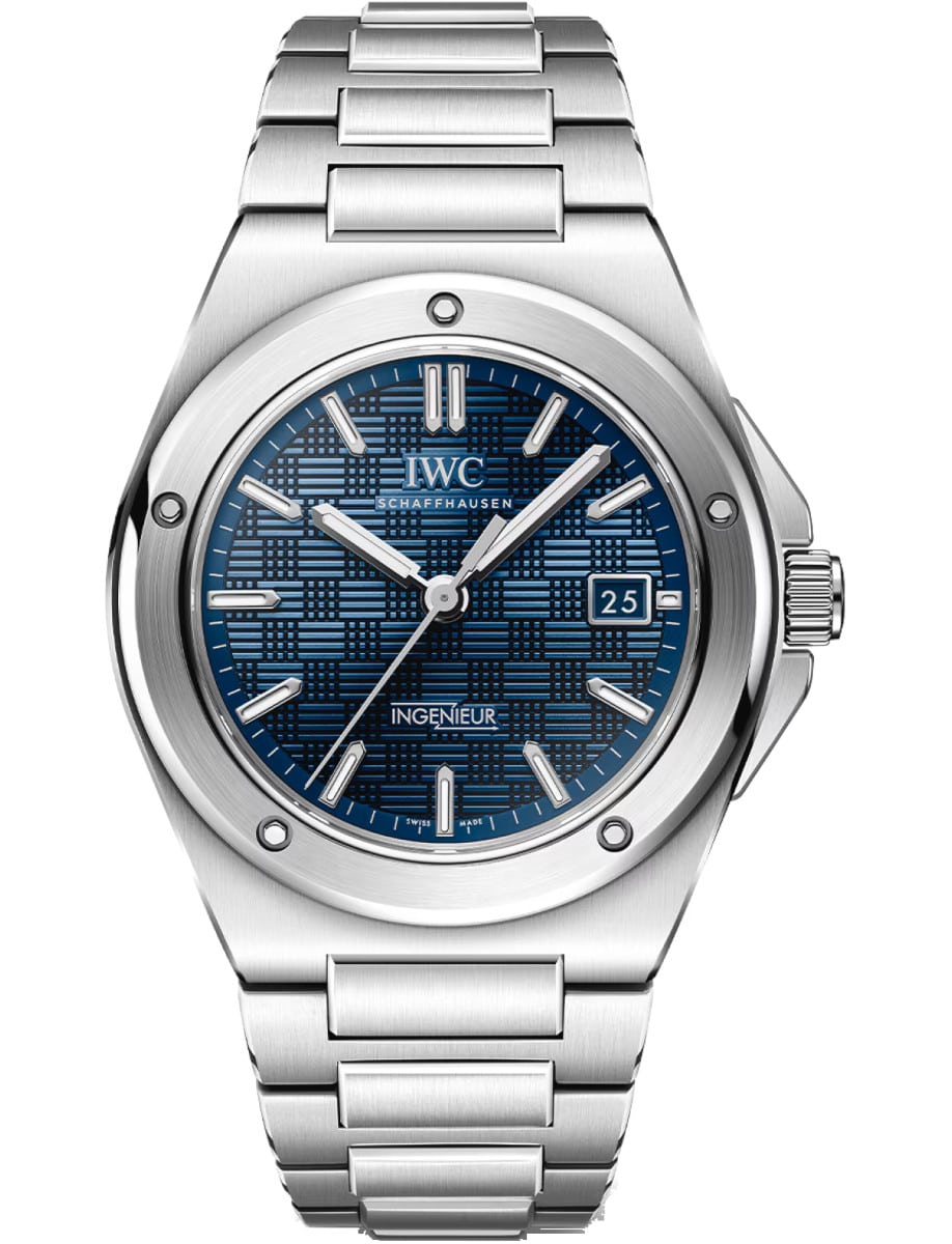 Ingenieur 40mm Automatic in Steel on Steel Bracelet with Blue Dial