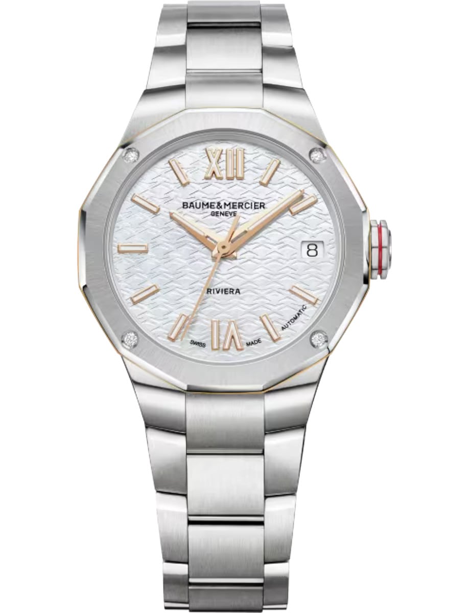 Riviera 33mm Automatic in Steel - Limited Edition on Steel Bracelet with MOP Dial
