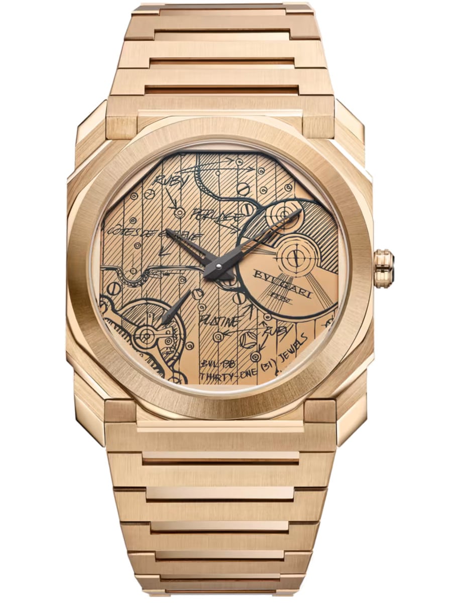 Octo Finissimo 40mm in Rose Gold - Limited to 70pcs on Rose Gold Bracelet with Rose Gold Sketch Dial