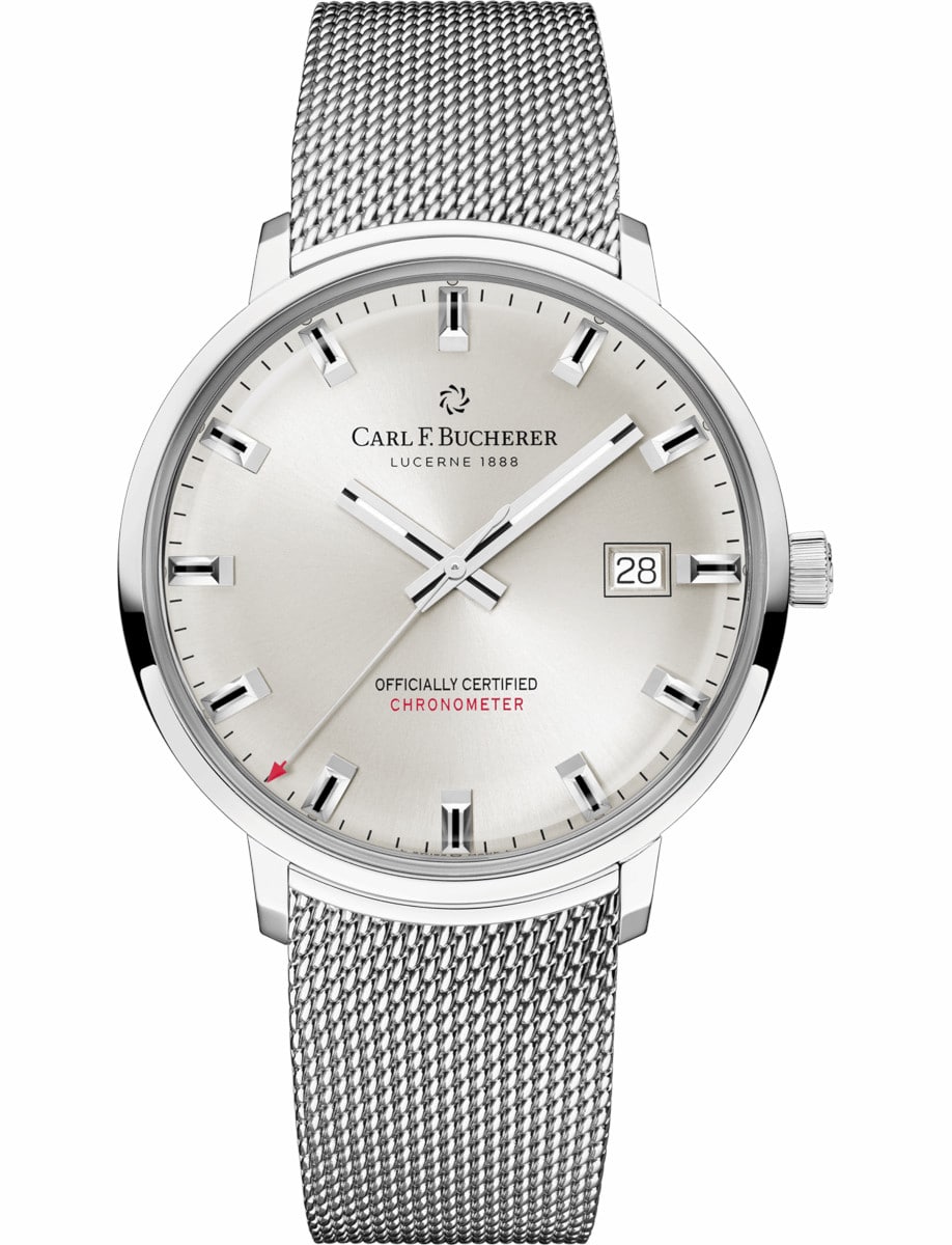 Heritage Chronometer Celebration 39mm in Steel  on Steel Bracelet with Silver Dial - Limited to 188pcs