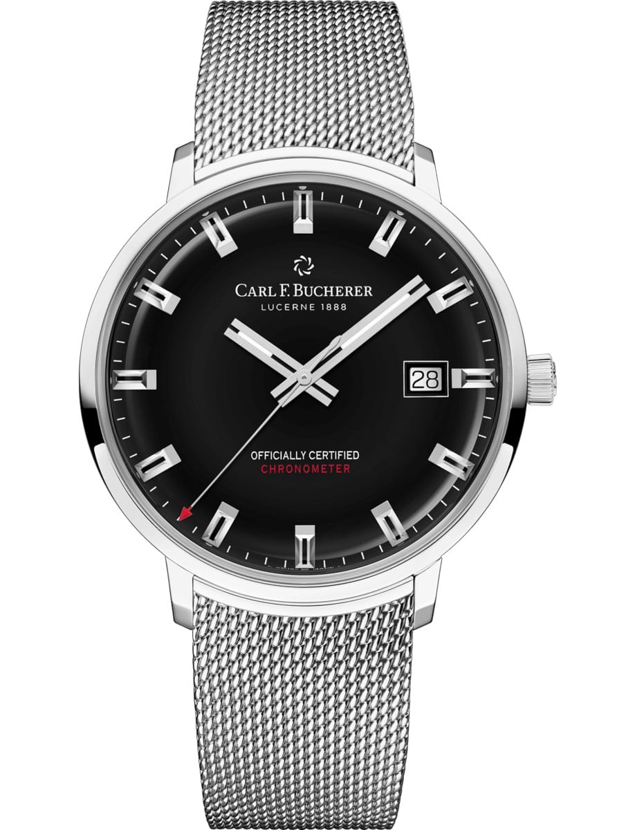 Heritage Chronometer Celebration 39mm in Steel on Steel Bracelet with Black Dial - Limited to 188pcs