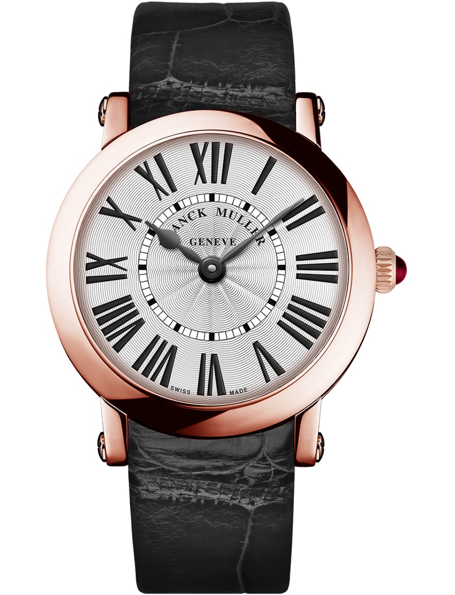 Color of Dreams 38mm in Rose Gold on Black Crocodile Leather Strap with Silver Dial 