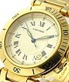 Pasha 35mm in Yellow Gold on Yellow Gold Bracelet with Silver Dial