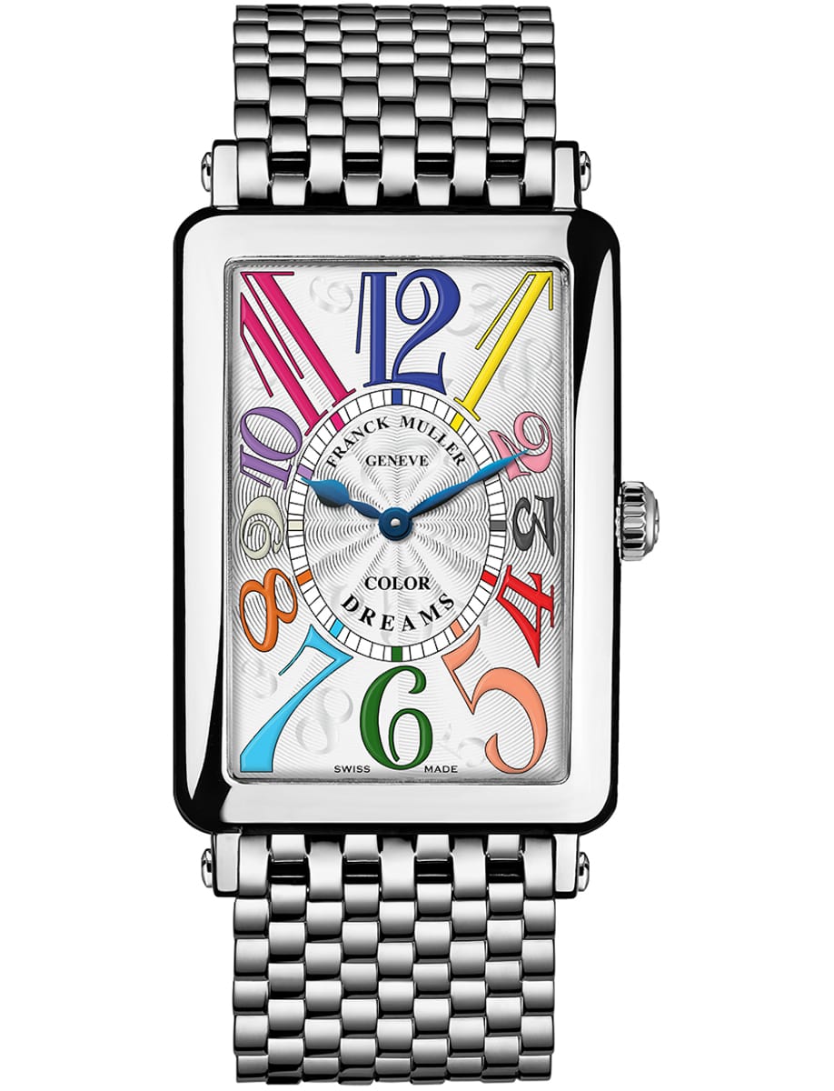 Long Island Color Dreams 43mm in Steel on Steel Bracelet with White Dial