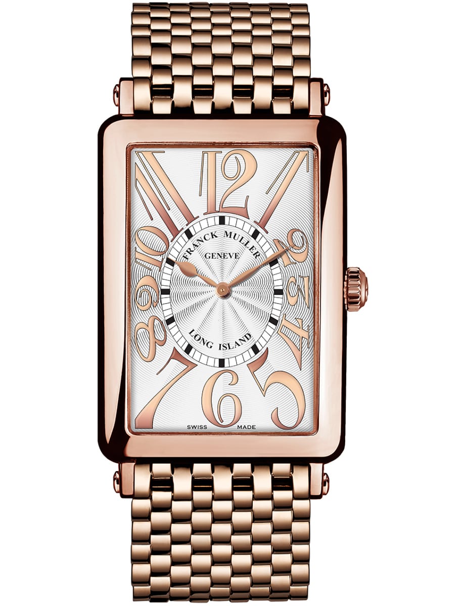 Long Island Color Dreams 45mm in Rose Gold on Rose Gold Bracelet with Silver Dial