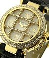 32mm Pasha 2-Row Diamond Bezel and Diamond Grid