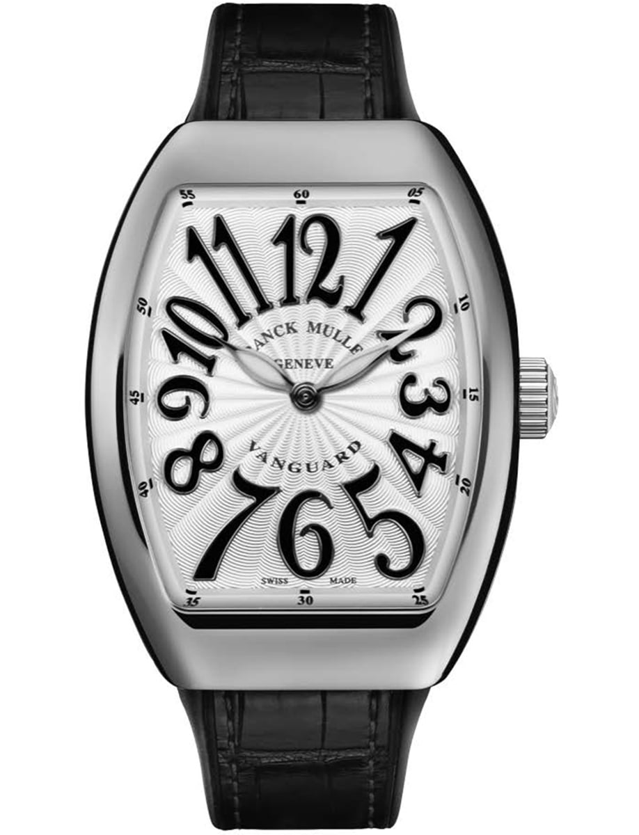 Vanguard Lady 32mm in Steel on Black Alligator Leather Strap with Silver Dial