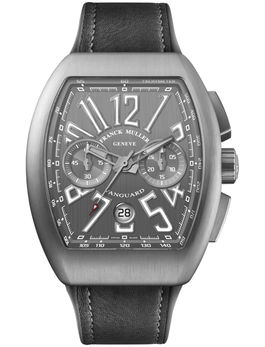 Vanguard Classical 45mm in Steel on Grey Alligator Leather Strap with Grey Dial