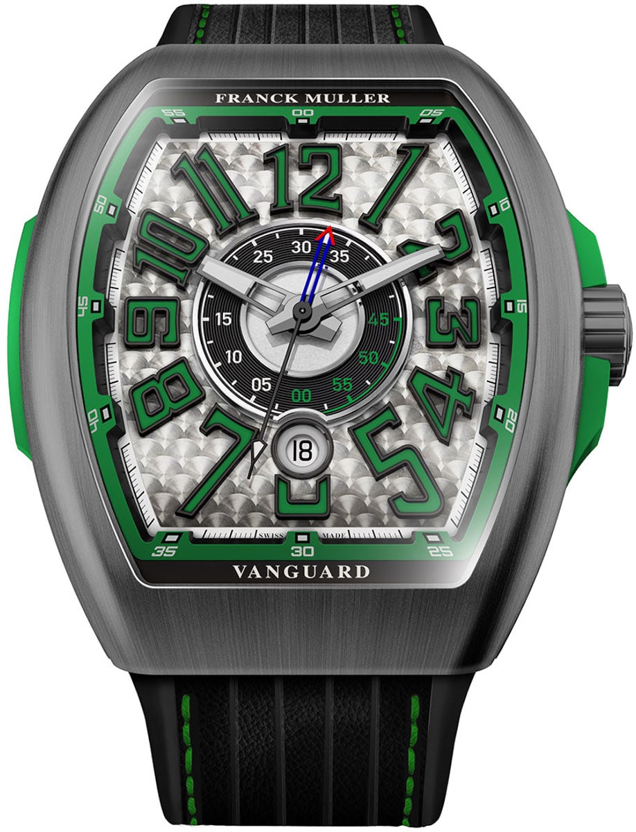 Colorado Grand 45mm in Titanium - Limited Edition on Black Multiperforated Leather Strap with Silver Dial