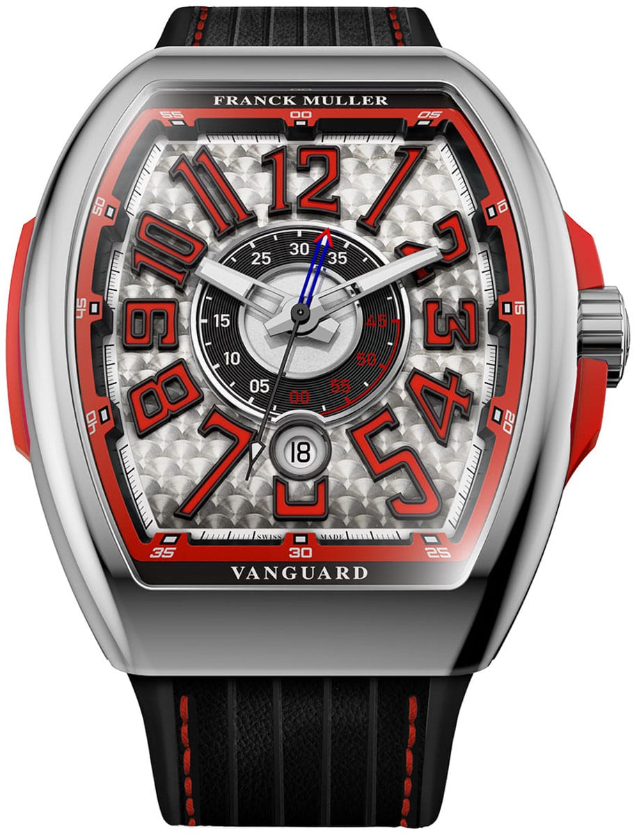 Colorado Grand 45mm in Steel - Limited Edition on Black Multiperforated Leather Strap with Silver Dial