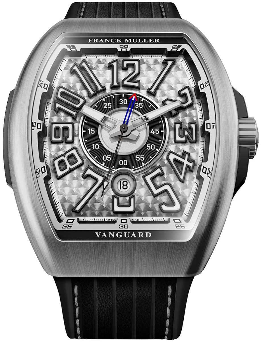 Colorado Grand 45mm in Steel - Limited Edition on Black Multiperforated Leather Strap with Silver Dial