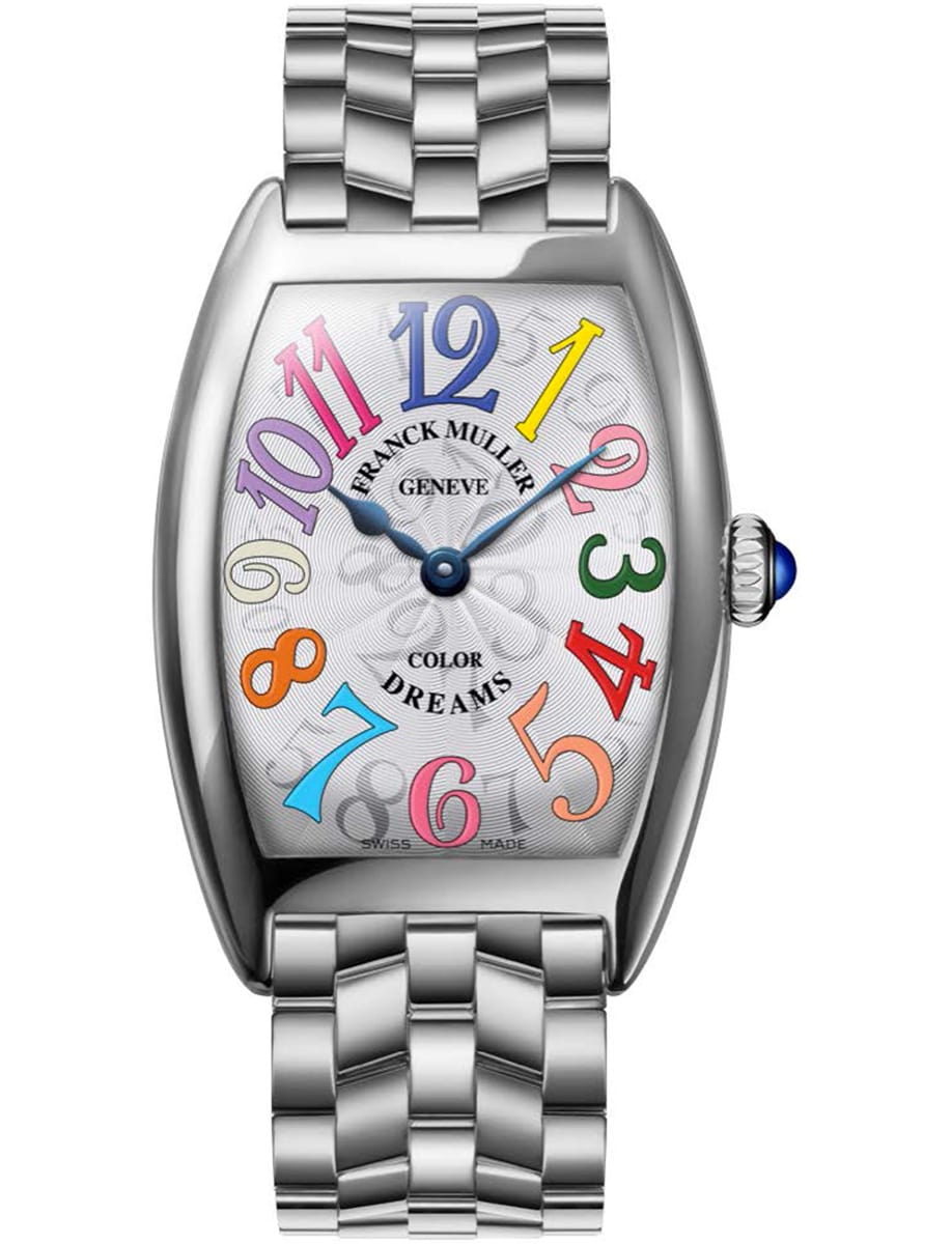 Franck Muller Lady Cintrée Curvex Ref-1752QZ D 18k White Gold Diamond