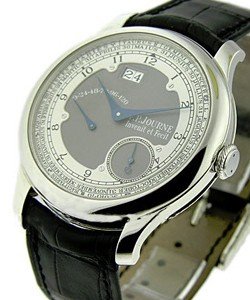 Octa Zodiaque - Limited to only 150pcs produced in Platinum on Black Crocodile Leather Strap with Rethenium Dial