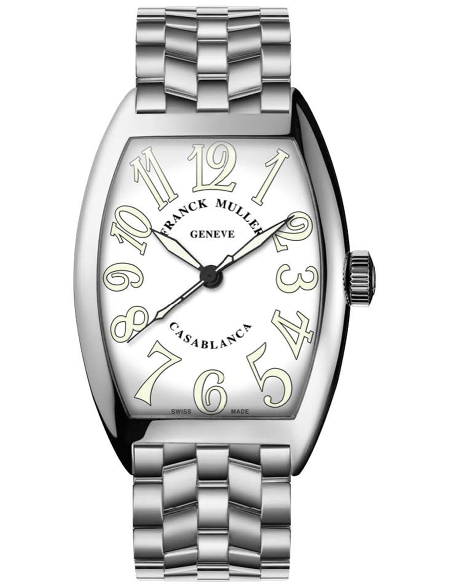 Cintree Curvex 34mm in Steel  on Steel Bracelet with Silver Dial