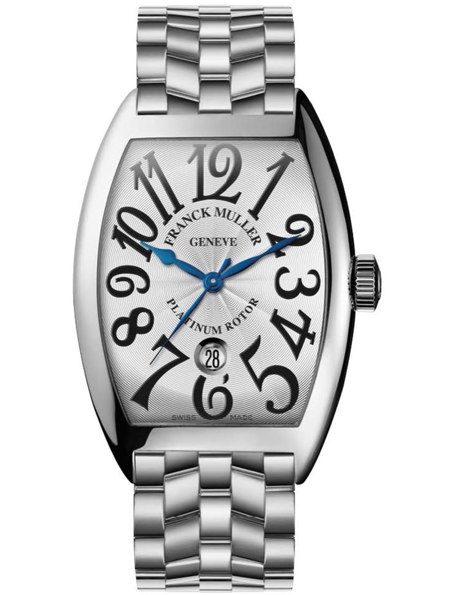 Cintree Curvex 36mm in Steel on Steel Bracelet with Silver Dial