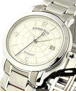 Millenary 38mm Automatic White Gold on Bracelet with Silver Dial 