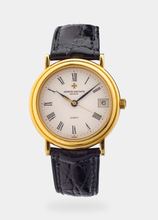 Calatrava 33mm in Rose Gold on Black Crocodile Leather Strap with White Dial