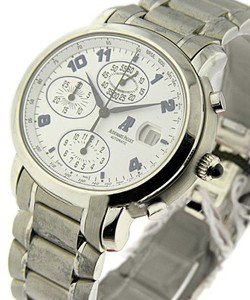 Men's Millenary Chronograph  Steel on Bracelet with White Dial