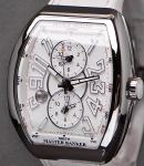 Vanguard Master Banker Steel on White Strap