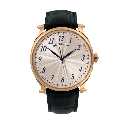 DB10 42mm in Rose Gold on Leather Strap with White Dial