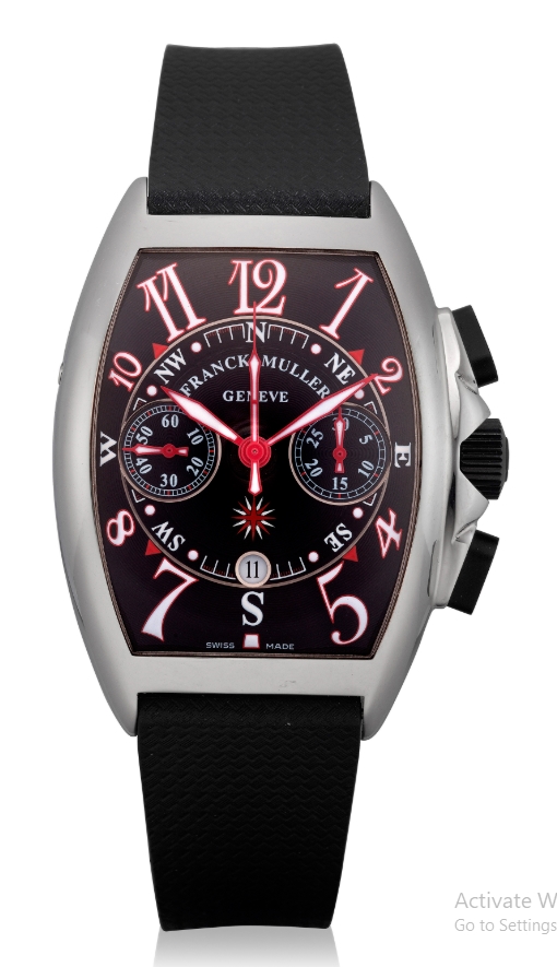 Mariner Date 40mm in Steel on Black Rubber Strap with Black Dial