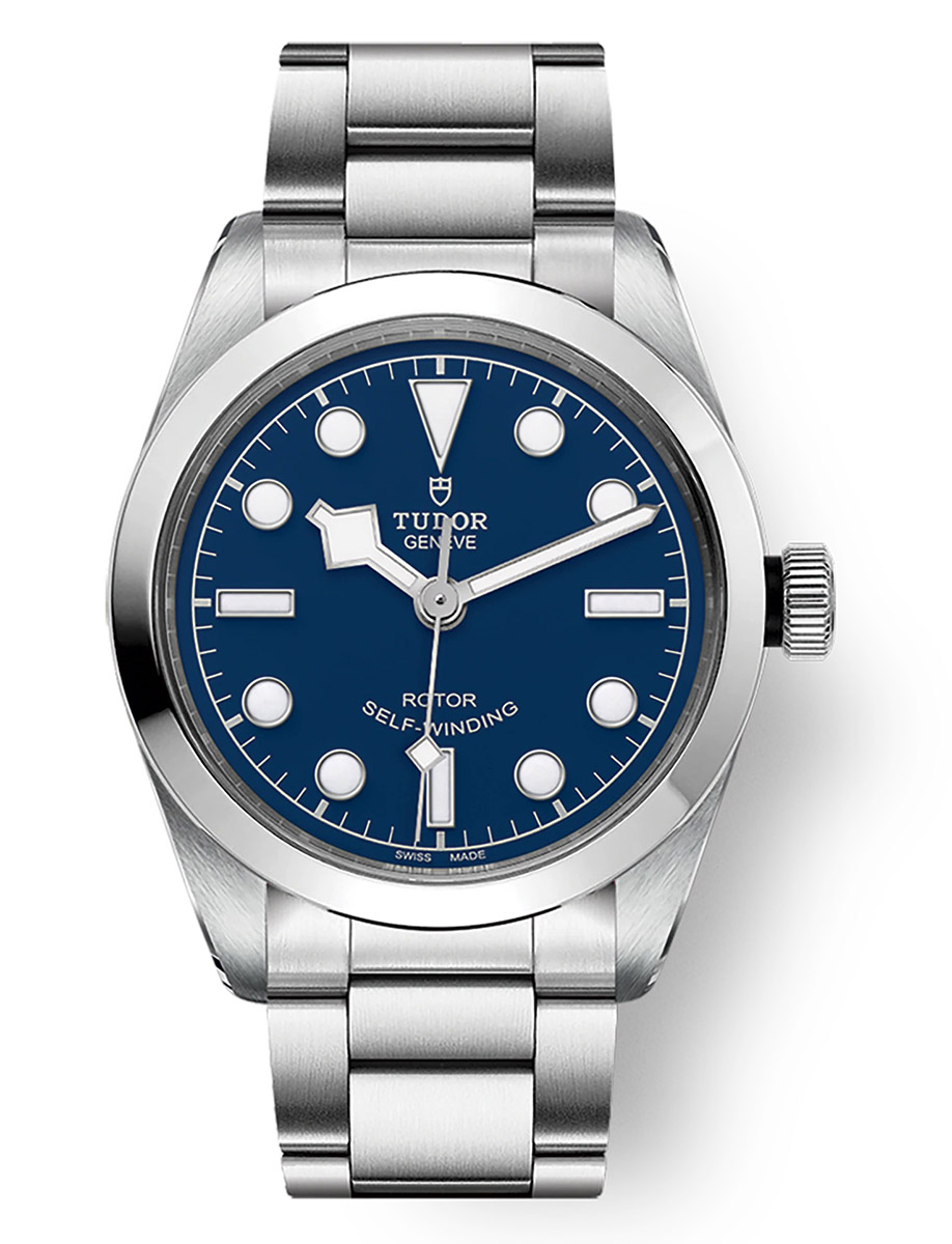 Black Bay in Steel on Steel Bracelet with Blue Dial