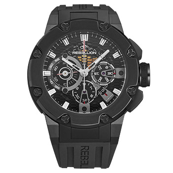 Predator G2 Men's Watch in Black Titanium on Black Rubber Strap With Black Dial - Limited Edition