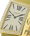 1972 ASSYMETRIC on BRACELET Yellow Gold with Diamond Case - Large Size