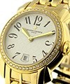 Lady's Yellow  Gold MALTE Diamond Bezel - YG Bracelet