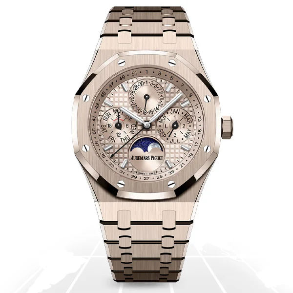 Royal Oak Perpetual Calendar 41mm Automatic in Sand Gold On Sand Gold Bracelet with Sand Gold Dial