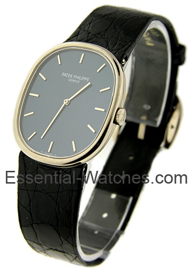 Patek Philippe White Gold Elipse with Blue Dial