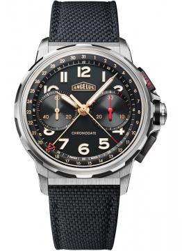 Angelus 0CDYF.B02A.K009B Chronodate 42.5mm in Titanium 0CDYF.B02A.K009B
