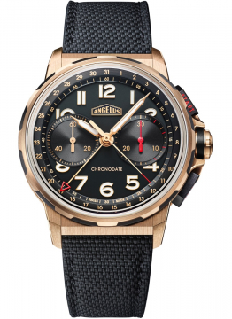 Angelus 0CDZE.B01A.K009B Chronodate 42.5mm in Red Gold  0CDZE.B01A.K009B