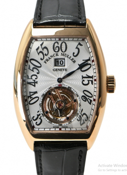 Franck Muller 7880 T HS Cintree Curvex Tourbillon Jump Hour 50mm in Rose Gold 7880 T HS