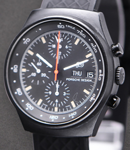 Porsche Design Orfina Chronograph PD 01 On Black Rubber Strap