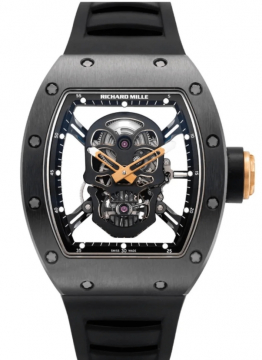 Richard Mille RM52-01_brown_skull RM052 Tourbillon Skull in Ceramic RM52-01_brown_skull