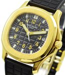 5066J - Aquanaut Automatic in Yellow Gold - Full Set Yellow Gold on Rubber Strap with Black Dial