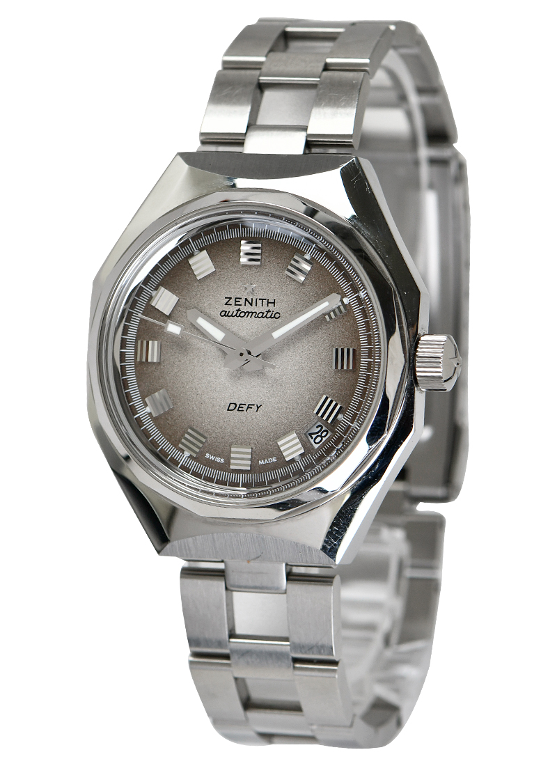 Defy Revival A3642 37mm Automatic in Steel on Steel Bracelet with Brown Gradient Dial